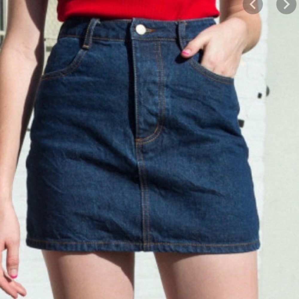 BRANDY MELVILLE MARGRET DENIM SKIRT OS